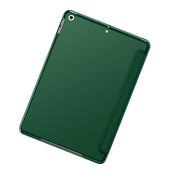 Evetane Etui Smart Cover iPad 102 Pouces (2019/2020/2021) vert sapin à rabat avec support pas cher