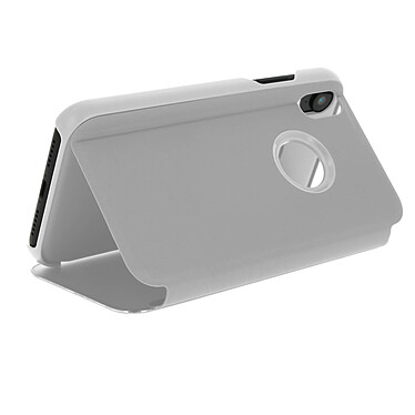 Acheter Avizar Housse Apple iPhone XR Etui Folio Miroir Ultra-fine Clapet Translucide - Argent