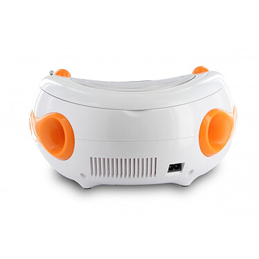 Metronic 477133 - Lecteur CD Juicy MP3 avec port USB, FM - blanc et orange pas cher