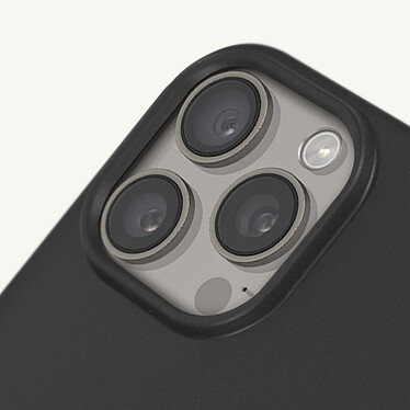 Acheter Moxie Coque pour iPhone 15 Pro Silicone Ultra-fine 0.25mm Finition Mate Noir