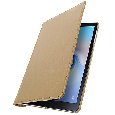 Avizar Housse Samsung Galaxy Tab A 10.5 Etui Ajustable Support Orientable 360° Or pas cher