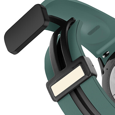 Avizar Bracelet pour Galaxy Watch 5 / 5 Pro / 4 Silicone Souple Bicolore  vert / noir pas cher