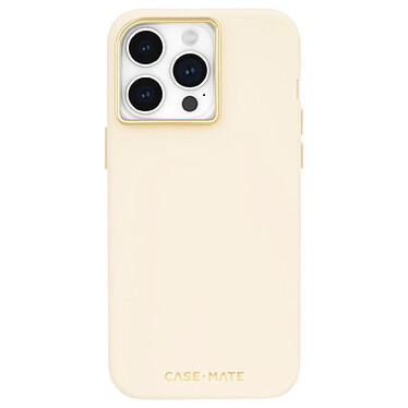 Case Mate Silicone Compatible avec le MagSafe pour iPhone 15 Pro Max Beige