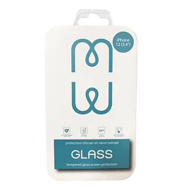 Avis MW Verre de protection d'écran pour iPhone 12 Mini GLASS BASIC Transparent