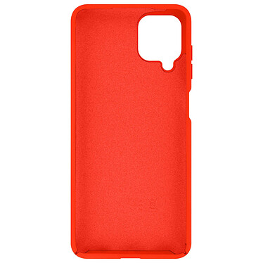 Avizar Coque Samsung Galaxy M12 Silicone Souple Finition Soft Touch Rouge