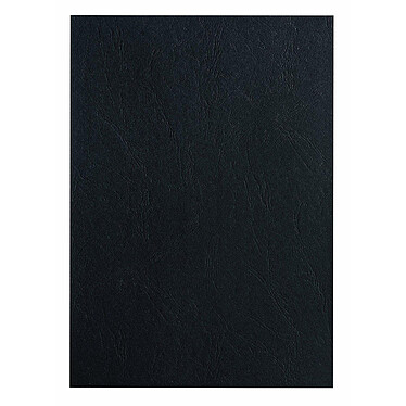 PAVO Paquet de 100 Plats de Couverture matière synthétique 250g A4 Noir