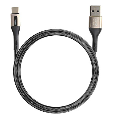 LinQ Câble USB vers USB C 3A Synchronisation Longueur 1,2m Noir