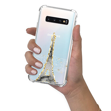 LaCoqueFrançaise Coque Samsung Galaxy S10 anti-choc souple angles renforcés transparente Motif Illumination de paris pas cher