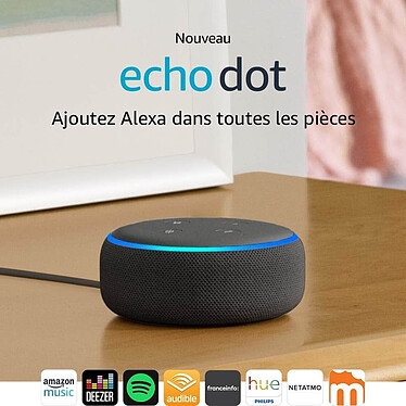 Avis Amazon Echo Dot 3ème Génération Noir