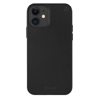 Muvit Coque pour iPhone 12/12 Pro RECYCLETEK Souple Noir