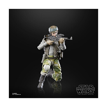 Star Wars Episode VI 40th Anniversary Black Series - Figurine Rebel Commando 15 cm pas cher