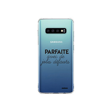 Evetane Coque Samsung Galaxy S10 360 intégrale transparente Motif Parfaite Avec De Jolis Défauts Tendance