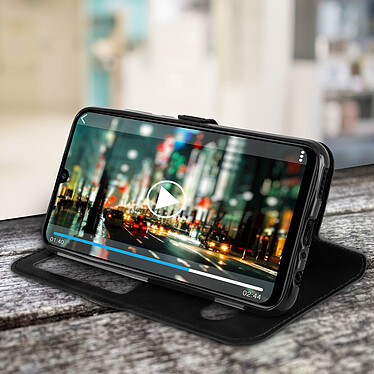 Avis Avizar Housse Huawei P Smart 2019/Honor 10 Lite Étui Double Fenêtre Coque Silicone noir