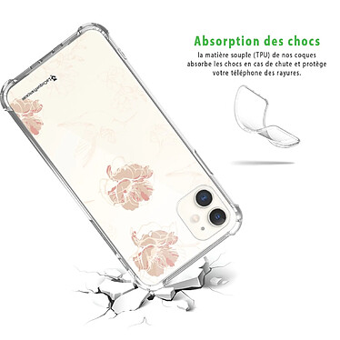 Avis LaCoqueFrançaise Coque iPhone 11 Silicone antichocs Solides coins renforcés  transparente Motif Fleurs Blanches