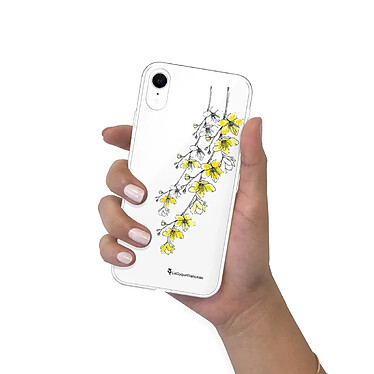 LaCoqueFrançaise Coque iPhone Xr silicone transparente Motif Fleurs Cerisiers ultra resistant pas cher