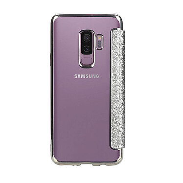 Acheter Evetane Etui Samsung Galaxy S9 Plus de protection avec coque arrière en silicone et PAILLETTES Argent