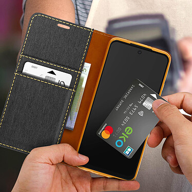 Avis Avizar Étui pour Xiaomi Redmi Note 11 et Note 11s Tissu Porte-cartes Support  Noir