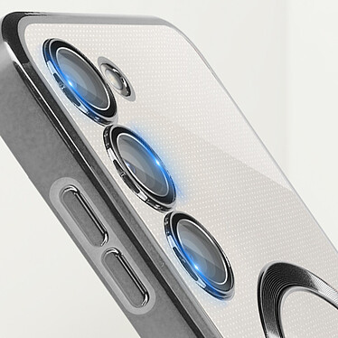 Acheter Avizar Coque MagSafe pour Samsung S23 Plus silicone protection caméra Transparent / Argent