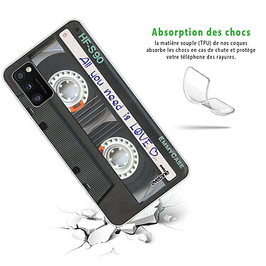 Avis Evetane Coque Samsung Galaxy A41 360 intégrale transparente Motif Cassette Tendance