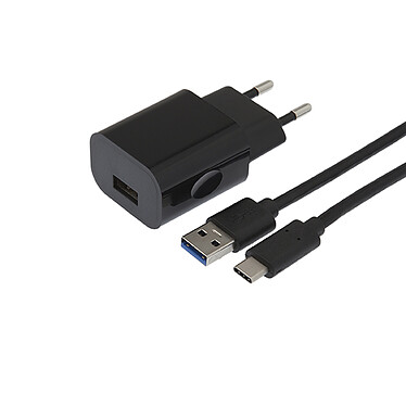 Isium Chargeur USB Secteur 2.4A Avec Cordon Type-C