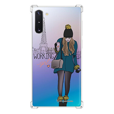 LaCoqueFrançaise Coque Samsung Galaxy Note 10 anti-choc souple angles renforcés transparente Motif Working girl