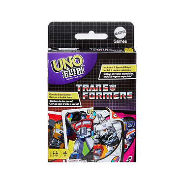 Transformers - Jeu de cartes UNO Flip!