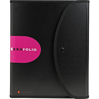 EXACOMPTA Trieur Exafolio avec porte-bloc et valisette 6 compartiments x 5