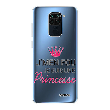 Evetane Coque Xiaomi Redmi Note 9 360 intégrale transparente Motif Je suis une princesse Tendance