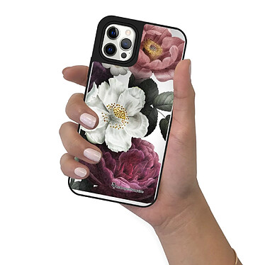 Acheter LaCoqueFrançaise Coque iPhone 12/12 Pro miroir Fleurs roses Design