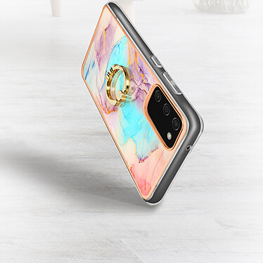 Acheter Avizar Coque Samsung Galaxy S20 FE Bague de maintien Motif marbre multicolore
