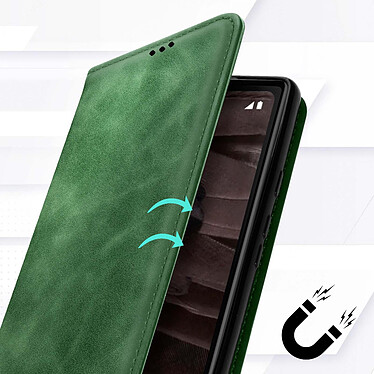 Acheter Avizar Étui Portefeuille pour Google Pixel 7a Porte-cartes Soft-touch Clapet aimanté  Vert
