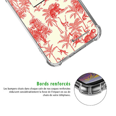 Acheter LaCoqueFrançaise Coque iPhone 11 Pro Silicone antichocs Solides coins renforcés  transparente Motif Botanic Amour