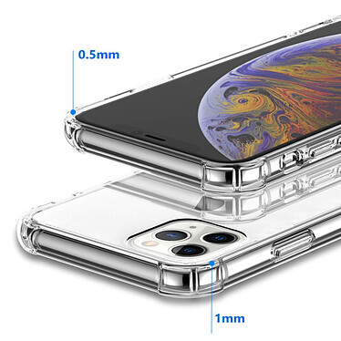 Avis Evetane Coque iPhone 11 Pro Antichoc Silicone + 2 Vitres en verre trempé Protection écran ultra résistant