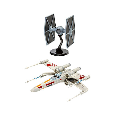 Star Wars - Kit complet maquette 1/57 X-Wing Fighter & 1/65 TIE Fighter