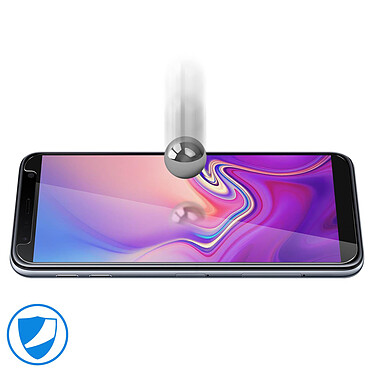 Avizar Film Samsung Galaxy J6 Plus Protection écran Verre trempé 9H 0.33 mm Transparent pas cher