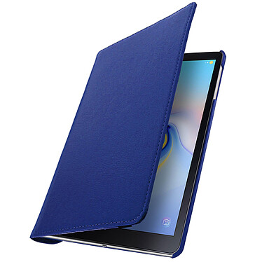 Avizar Housse Samsung Galaxy Tab A 10.5 Etui Ajustable Support Orientable 360° Bleu pas cher