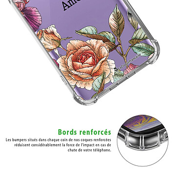 Acheter LaCoqueFrançaise Coque Samsung Galaxy S9 anti-choc souple angles renforcés transparente Motif Amour en fleurs