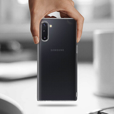 Acheter Avizar Coque Samsung Galaxy Note 10 Silicone Souple et Film Verre Trempé 9H Transparent