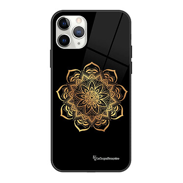 LaCoqueFrançaise Coque iPhone 12 Pro Max Coque Soft Touch Glossy Mandala Or Design