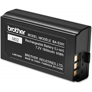 BROTHER Batterie rechargeable Li-On pour P-Touch 18 et 24mm BAE001