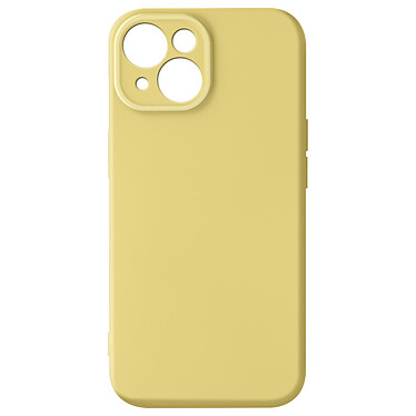 Avizar Coque Silicone pour iPhone 15 Caméra Protégée Doux au Toucher  Jaune
