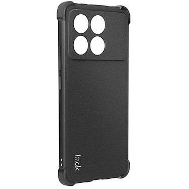 iMak Coque pour Xiaomi Poco X6 Pro Souple Coins Renforcés Caméra Protégée Noir