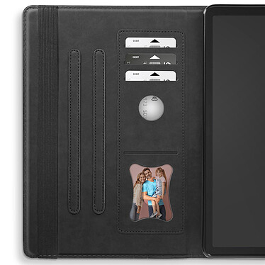 Avis Avizar Étui pour Samsung Galaxy Tab A9 Plus Portefeuille Multi-compartiment Support Vidéo  Noir