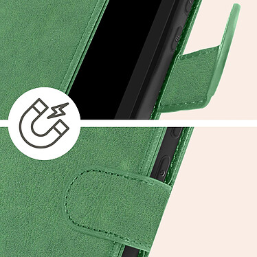 Avizar Étui pour Samsung Galaxy S23 FE Clapet Portefeuille Support Vidéo  Vert pas cher