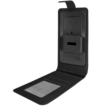 Avizar Etui pour Smartphone Universel Clapet Vertical Portefeuille Taille 3XL  noir