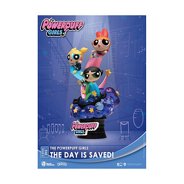 Les Supers Nanas - Diorama D-Stage The Day Is Saved New Version 15 cm pas cher