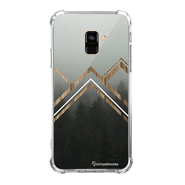 LaCoqueFrançaise Coque Samsung Galaxy A8 2018 anti-choc souple angles renforcés transparente Motif Trio Forêt