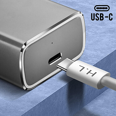 Avizar Câble USB-C vers USB Type C Power Delivery 18W Charge Synchronisation Blanc pas cher