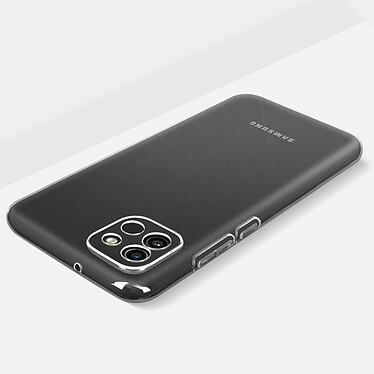 Avizar Coque pour Samsung Galaxy A03 Silicone Souple et Film Verre Trempé 9H  transparent pas cher