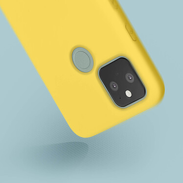 Avis Avizar Coque Google Pixel 5 Silicone Semi-rigide Finition Soft Touch jaune